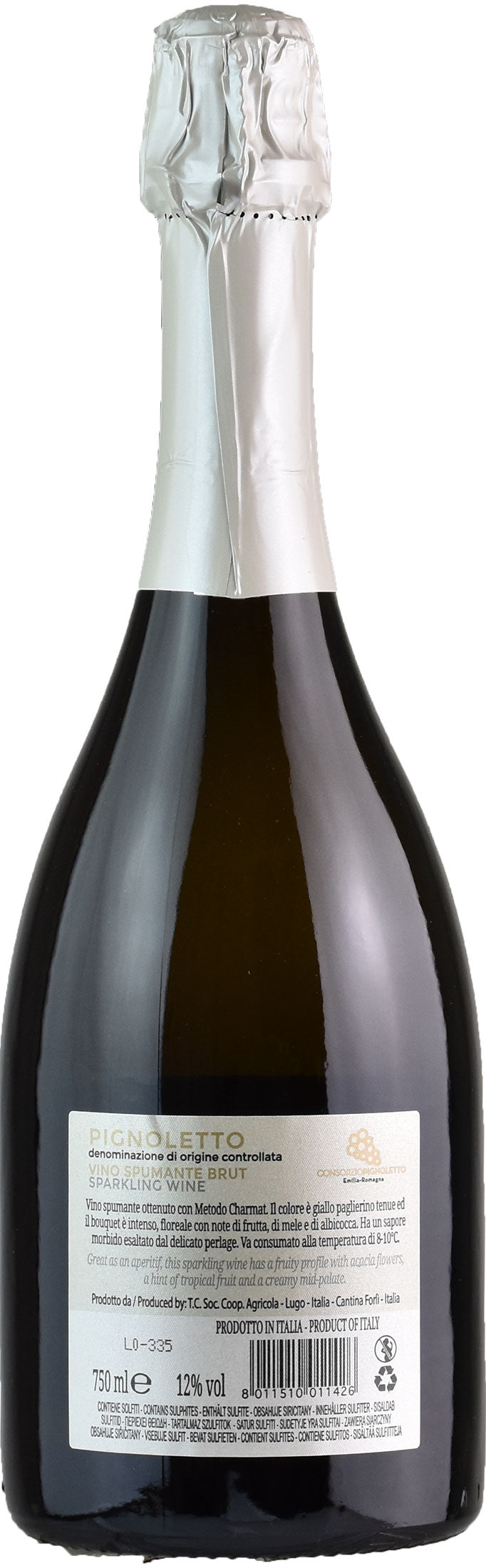 Romandiola Spumante Pignoletto Cuvee Brut