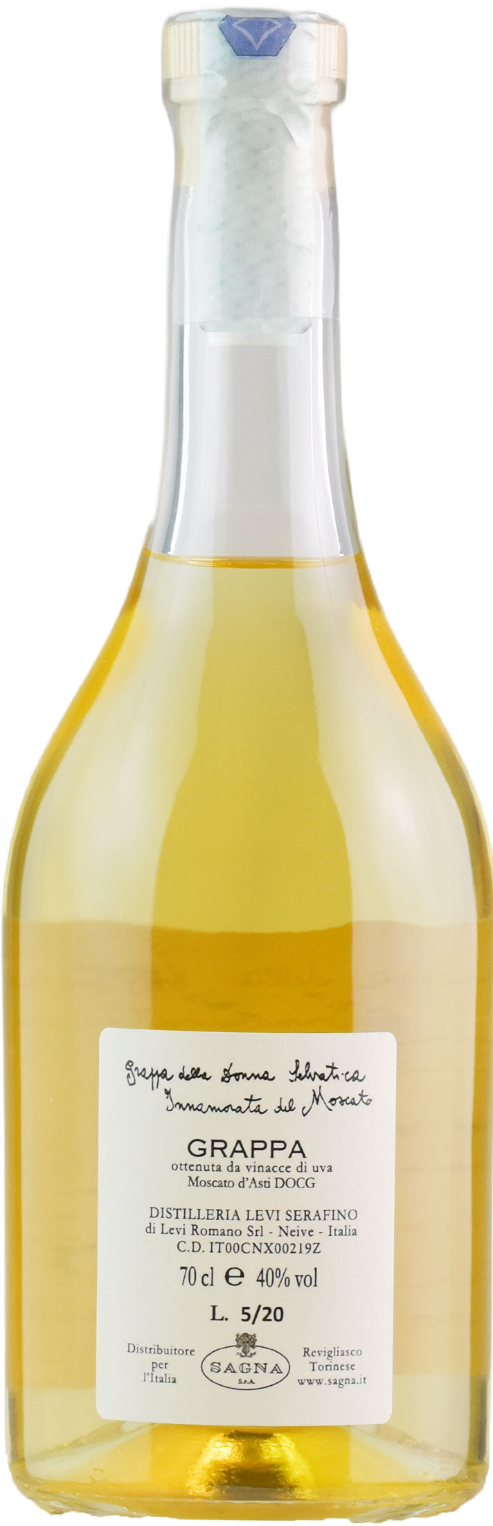 Romano Levi Grappa Donna Selvatica Innamorata del Moscato 0.7L