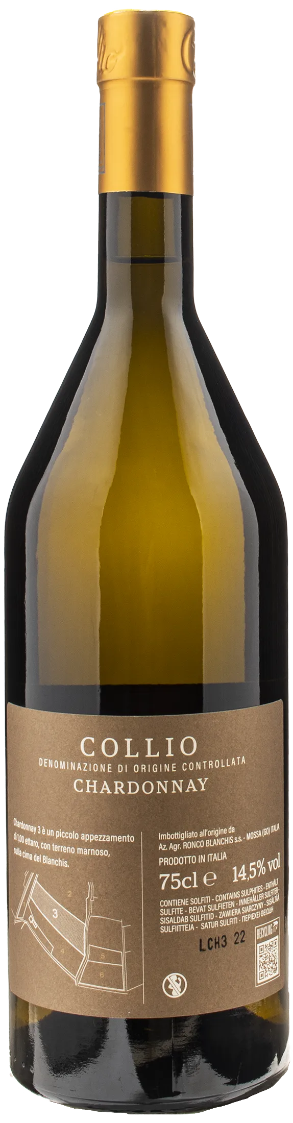 Ronco Blanchis Chardonnay Particella 3 2021