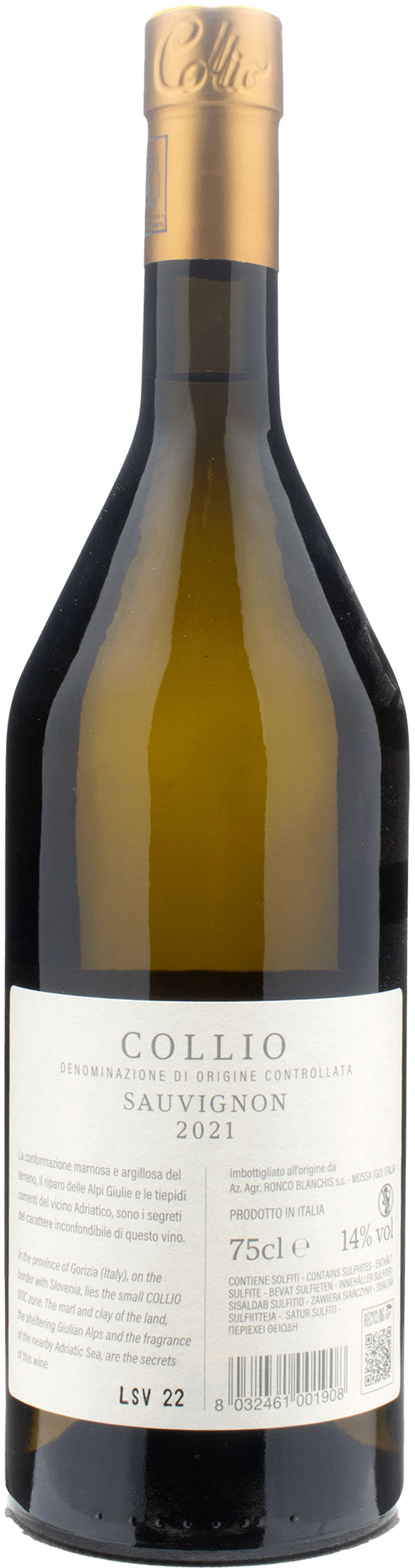 Ronco Blanchis Collio Sauvignon 2021