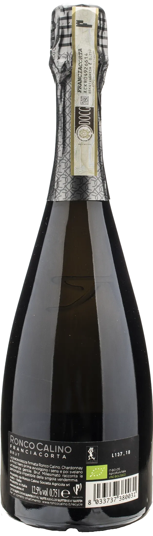Ronco Calino Franciacorta Brut 2017