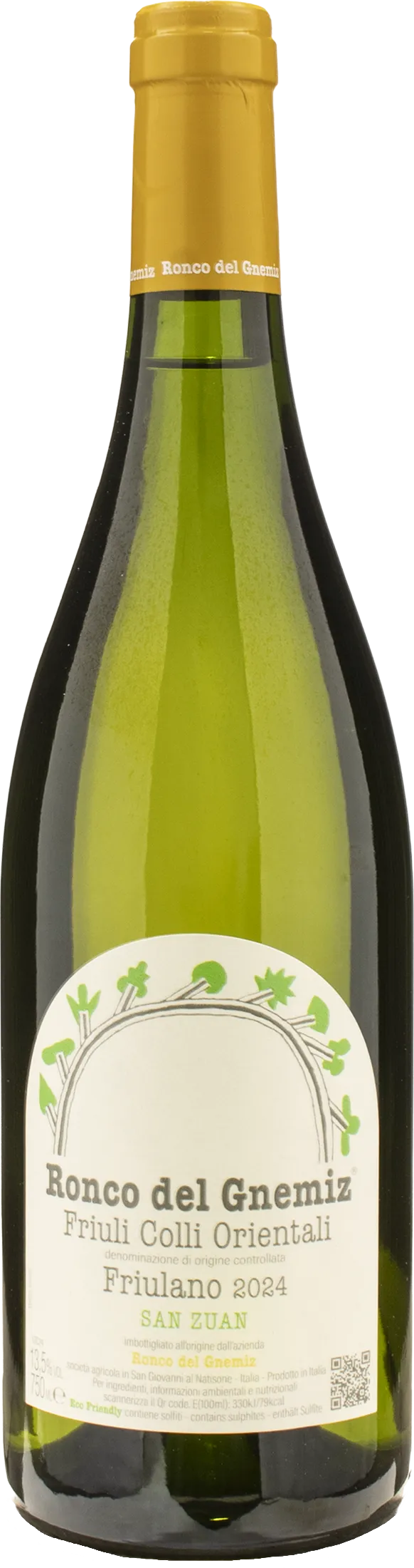 Ronco del Gnemiz Friulano San Zuan 2024