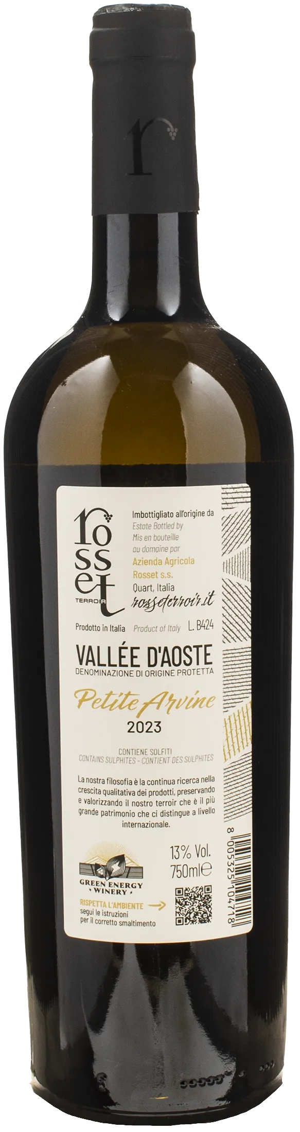 Rosset Terroir Petite Arvine 2023