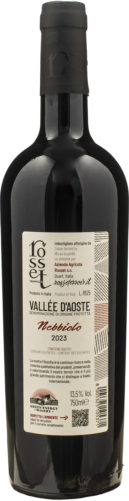 Rosset Terroir Valle d'Aosta Nebbiolo 2023