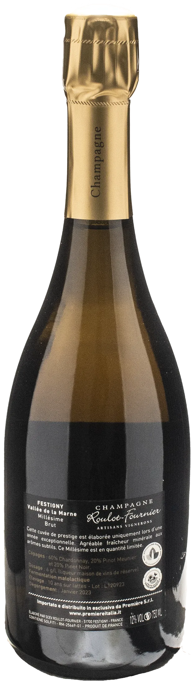 Roulot-Fournier Champagne Brut Millesime 2012