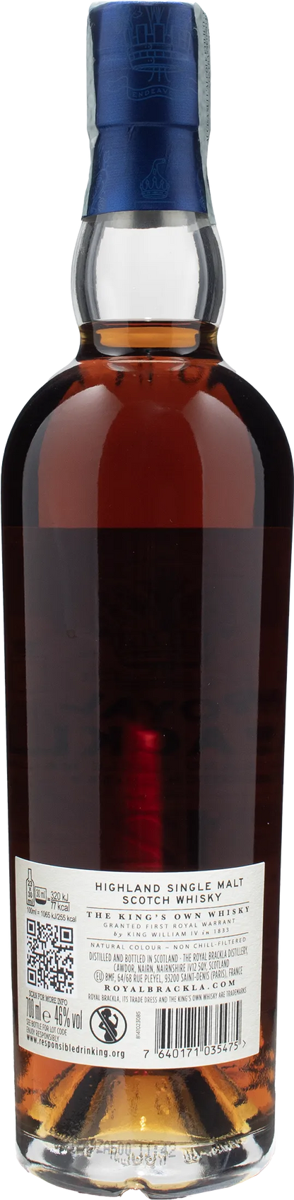 Royal Brackla Higlland Single Malt Scotch Whisky 12 Y.O. Sherry Cash Finish Oloroso