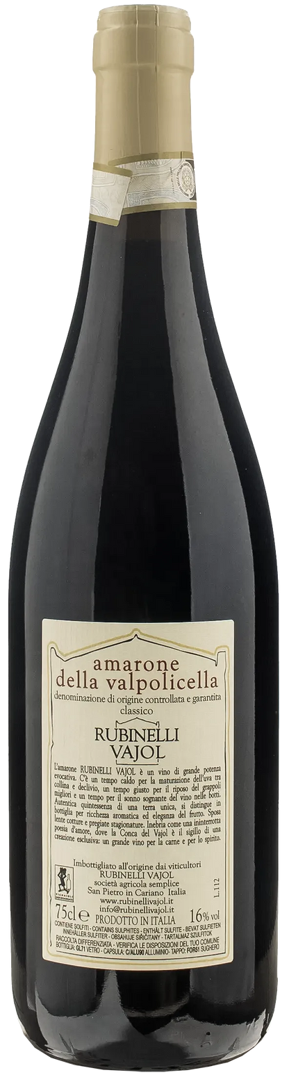 Rubinelli Amarone della Valpolicella Classico 2016