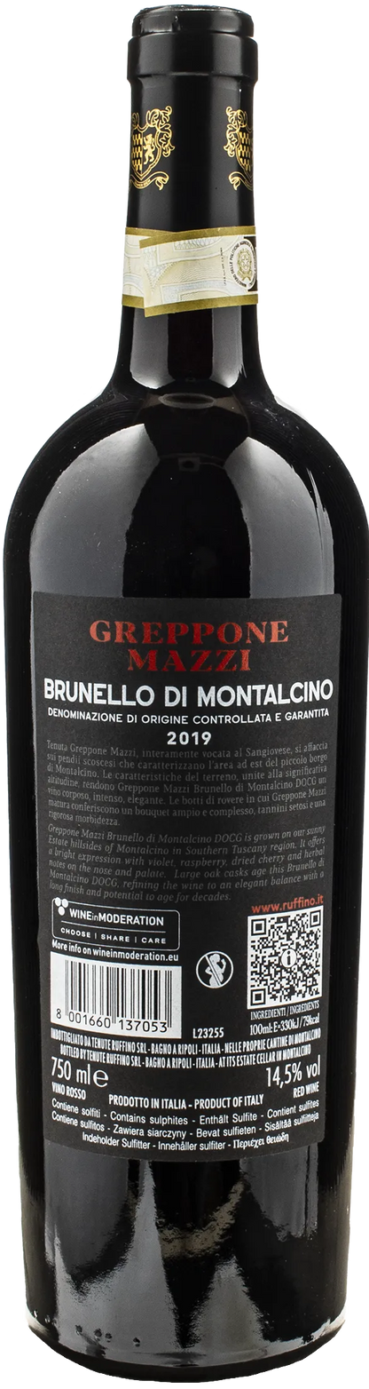 Ruffino Brunello di Montalcino Greppone Mazzi 2019