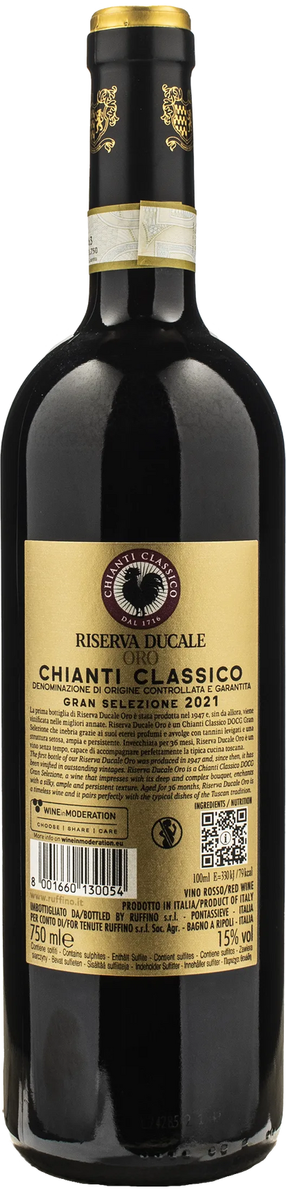 Ruffino Chianti Classico Gran Selezione Riserva Ducale Oro 2021
