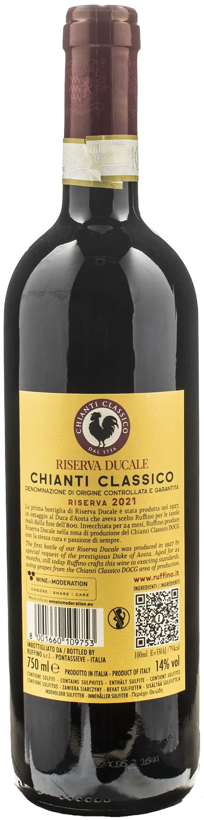 Ruffino Riserva Ducale Chianti Classico Riserva 2021