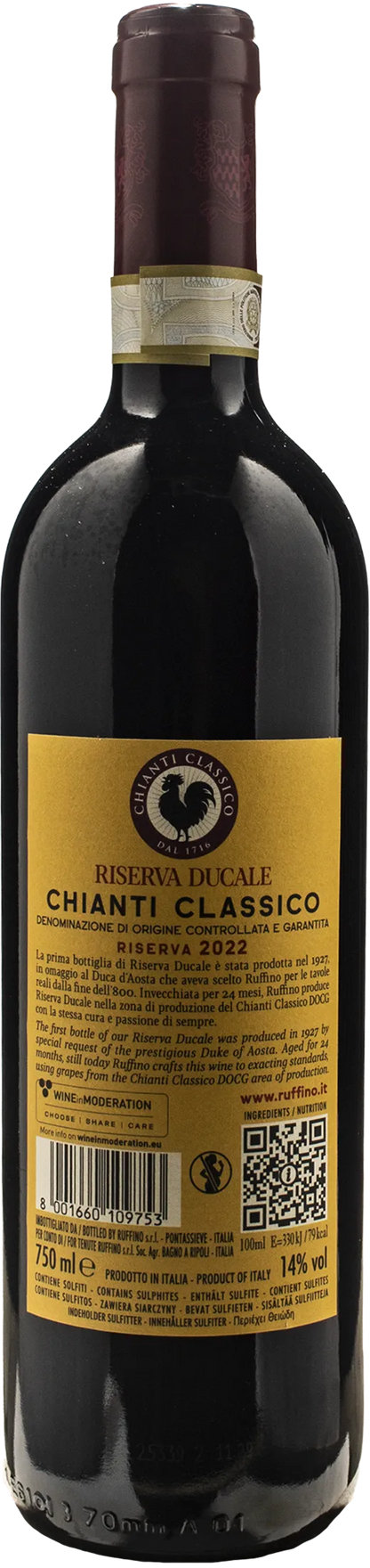 Ruffino Riserva Ducale Chianti Classico Riserva 2022