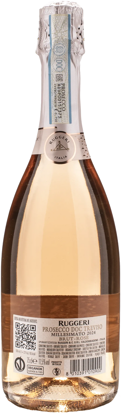 Ruggeri Prosecco Rosè Millesimato Brut Argeo 2024
