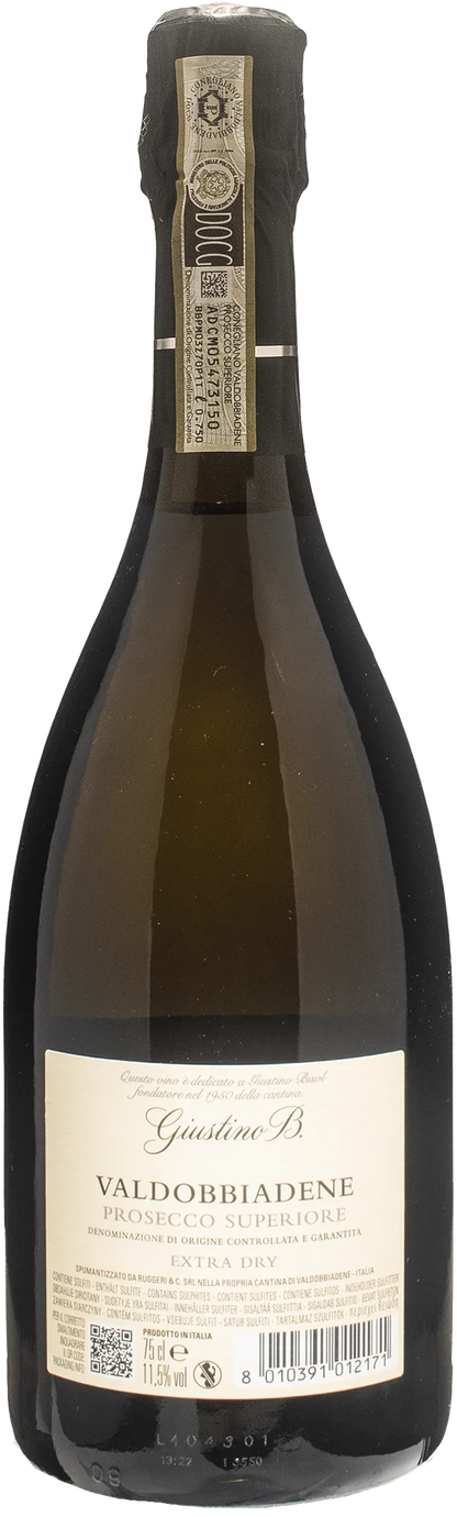 Ruggeri Valdobbiadene Prosecco Superiore Giustino B Extra Dry 2023