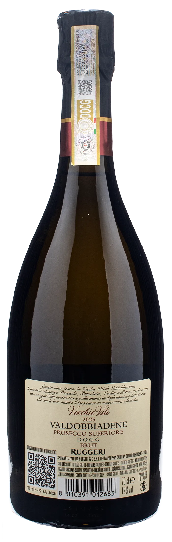 Ruggeri Valdobbiadene Prosecco Superiore Vecchie Viti Brut 2025