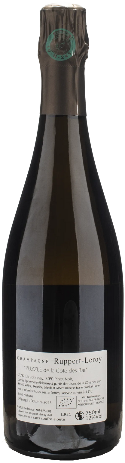 Ruppert Leroy Champagne Puzzle De la Cote Des Bar Brut Nature