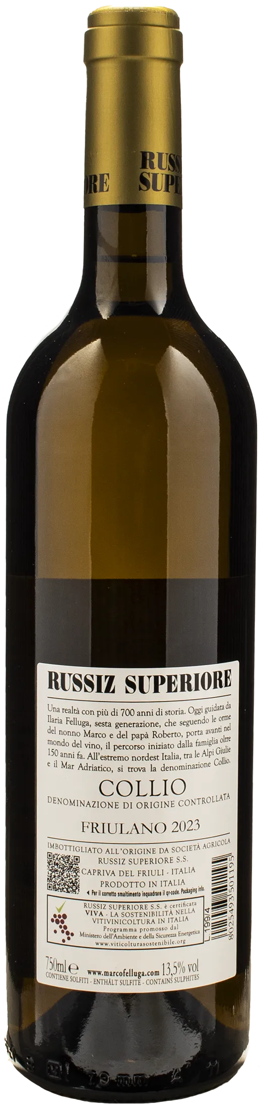 Russiz Superiore Collio Friulano 2023