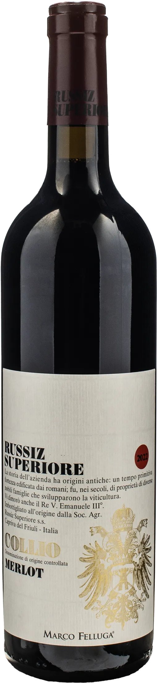 Russiz Superiore Collio Merlot 2022