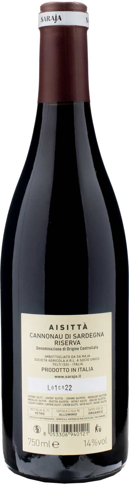Sa Raja Cannonau di Sardegna Riserva Aisitta 2020