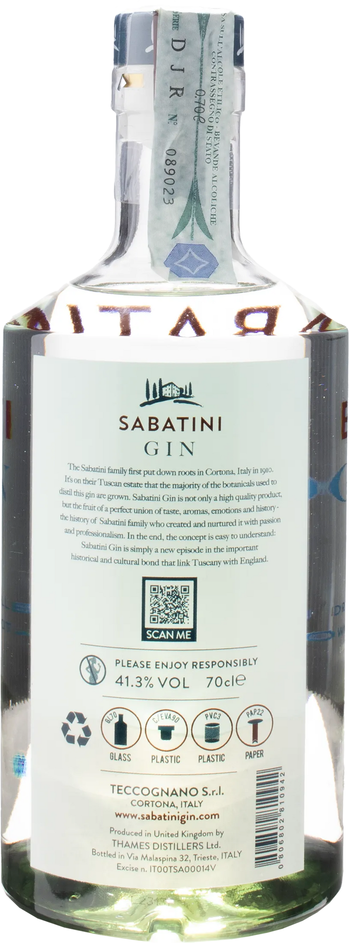 Sabatini Gin 0.70L