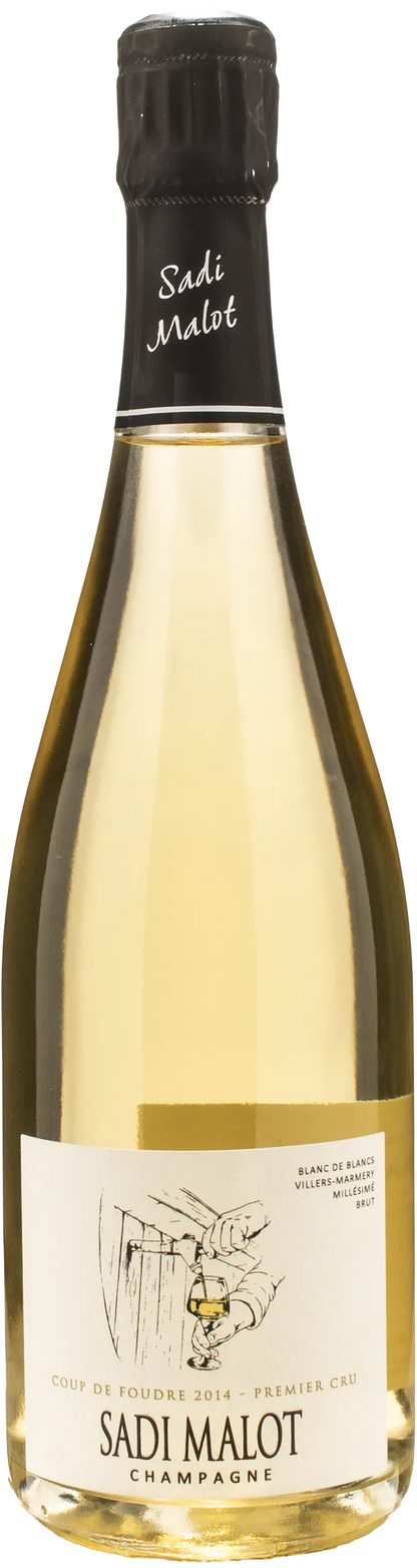 Sadi Malot Champagne 1er Cru Blanc de Blancs Coup de Foudre Brut 2014