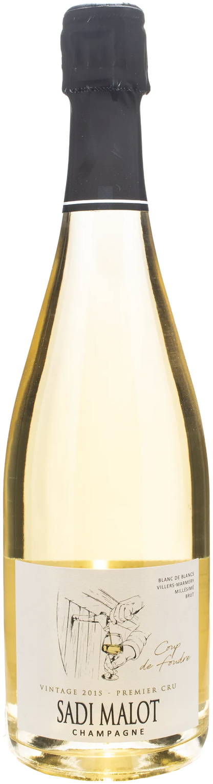 Sadi Malot Champagne 1er Cru Blanc de Blancs Coup de Foudre Brut 2015