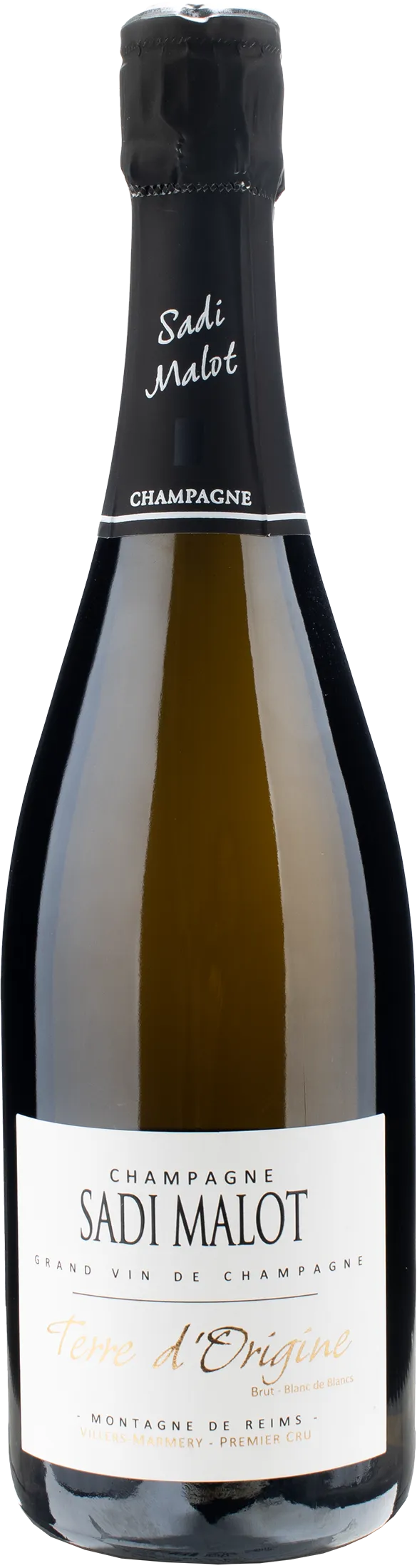 Sadi Malot Champagne 1er Cru Blanc de Blancs Brut Terre d'Origine