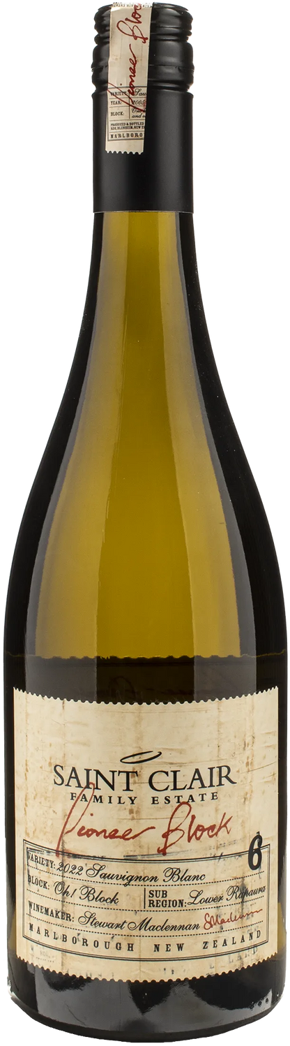 Saint Clair Sauvignon Blanc Pioneer Block 6 2022