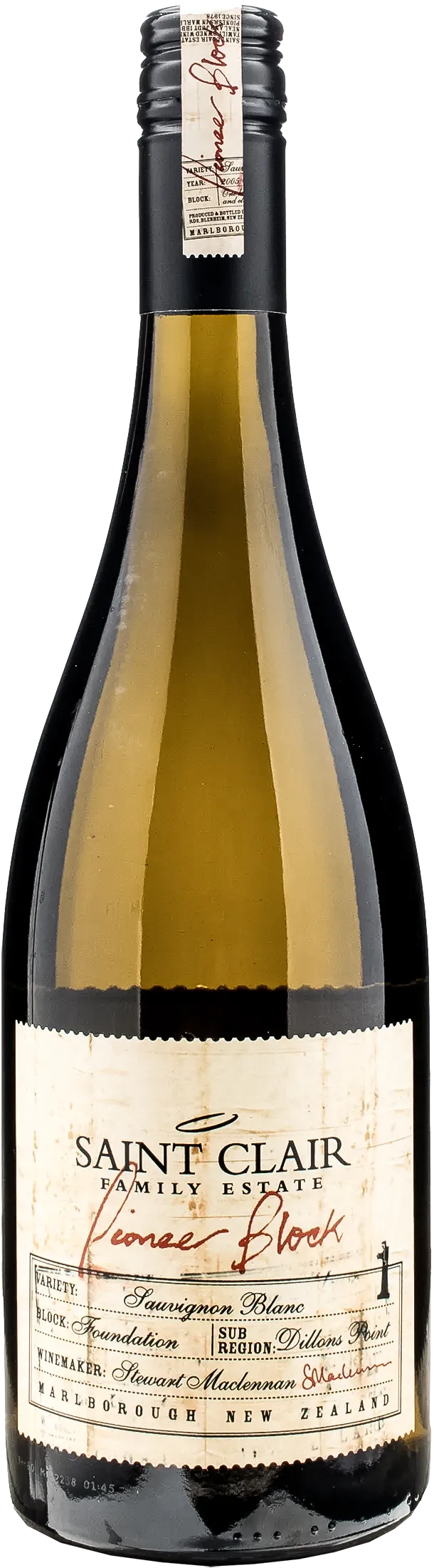 Saint Clair Sauvignon Pioneer Block 1 2022
