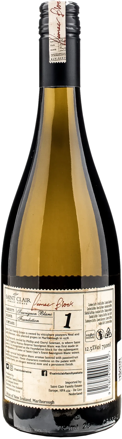 Saint Clair Sauvignon Pioneer Block 1 2022