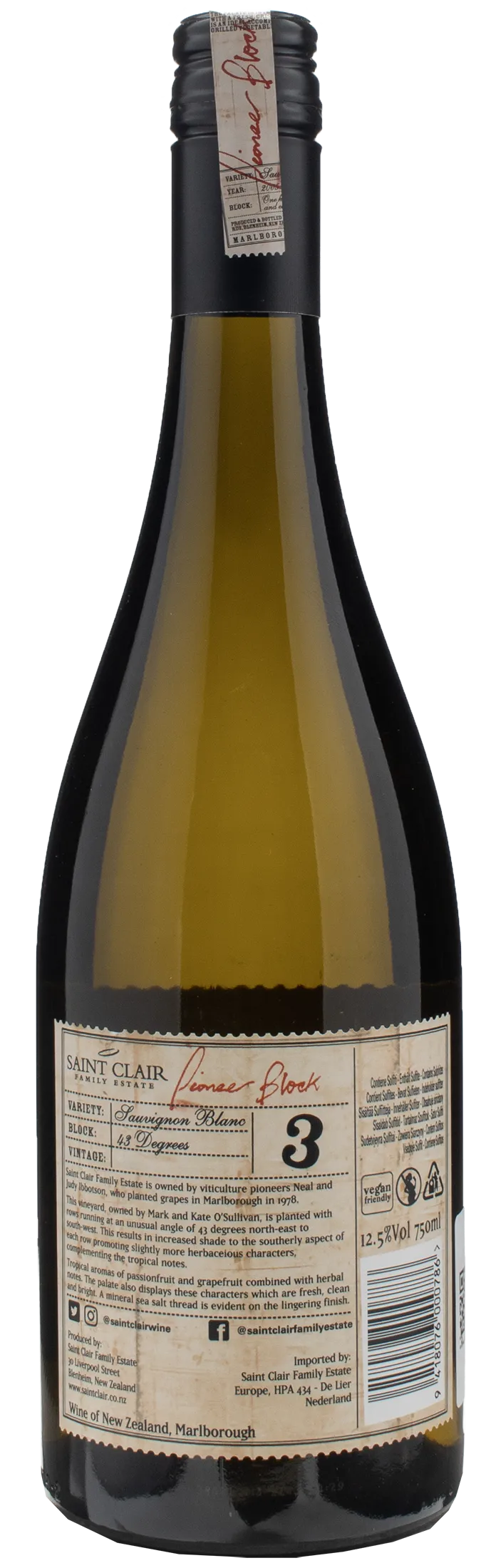 Saint Clair Sauvignon Pioneer Block 3 2022
