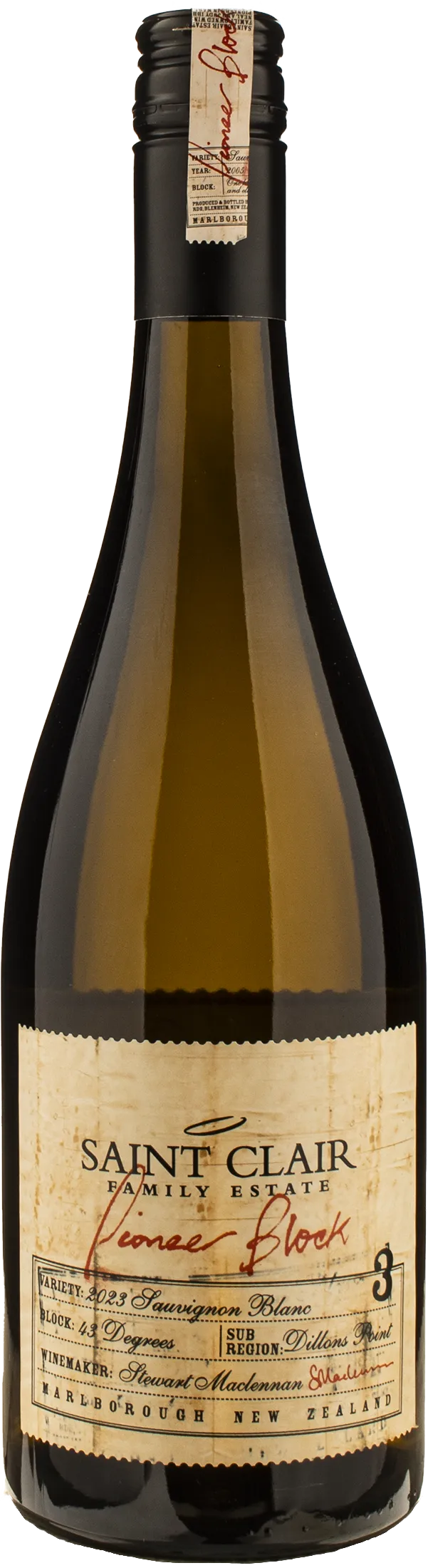 Saint Clair Sauvignon Pioneer Block 3 2023