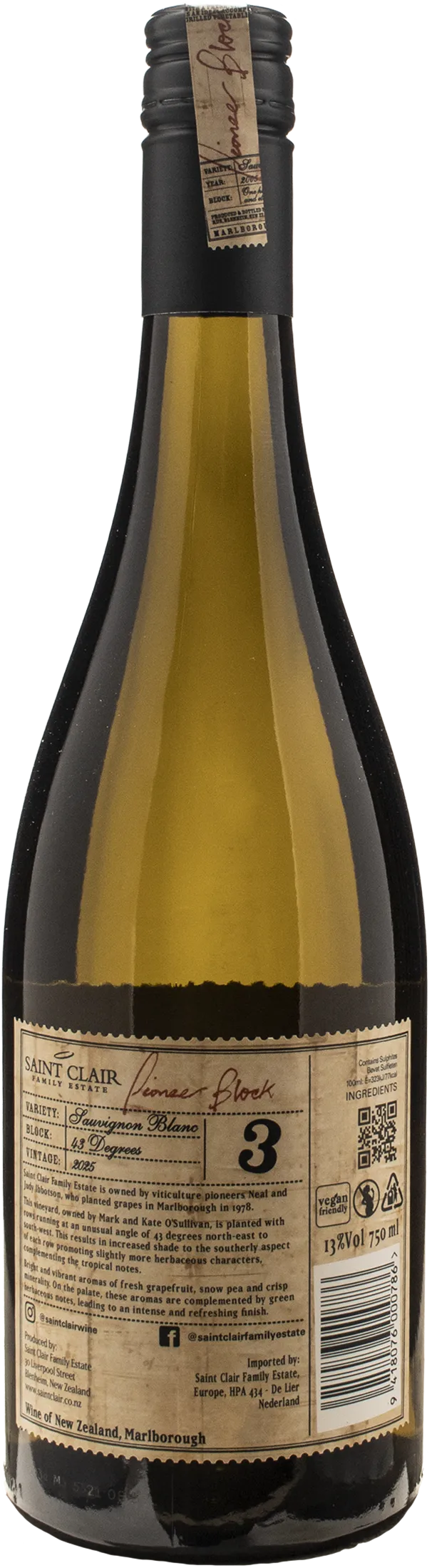 Saint Clair Sauvignon Pioneer Block 3 2025
