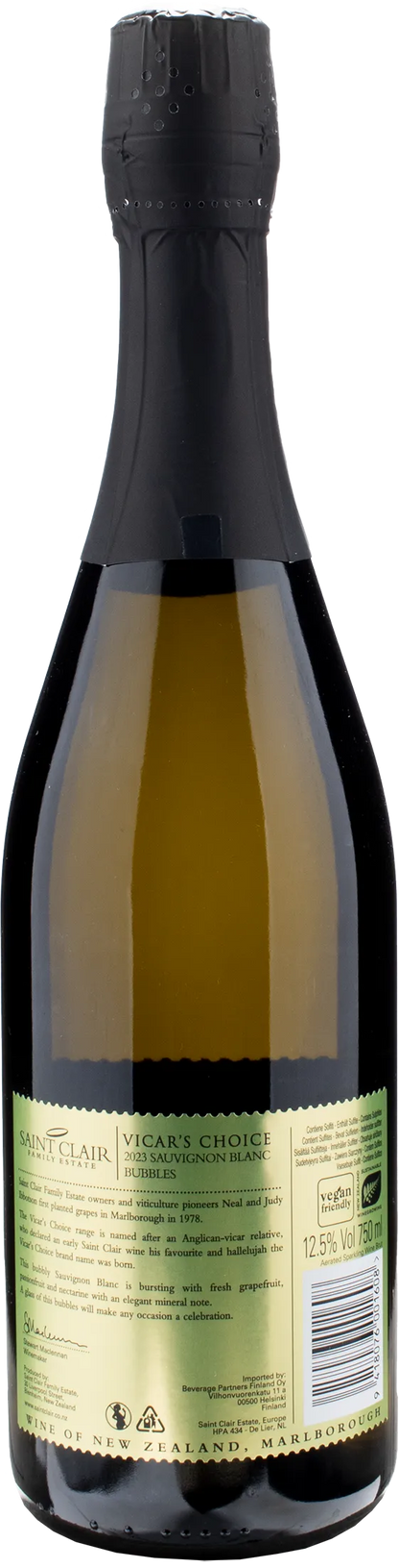 Saint Clair Vicar’s Choice Sauvignon Blanc Bubbles 2023