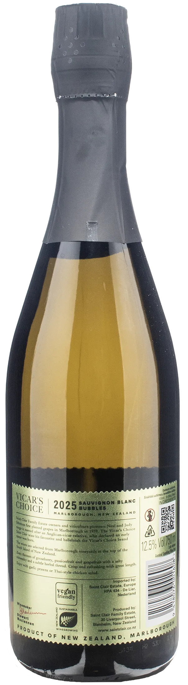 Saint Clair Vicar’s Choice Sauvignon Blanc Bubbles 2025