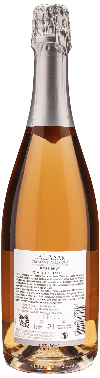 Salasar Cremant de Limoux Carte Rosè Brut