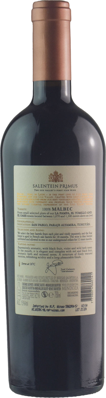 Salentein Primus Malbec 2018