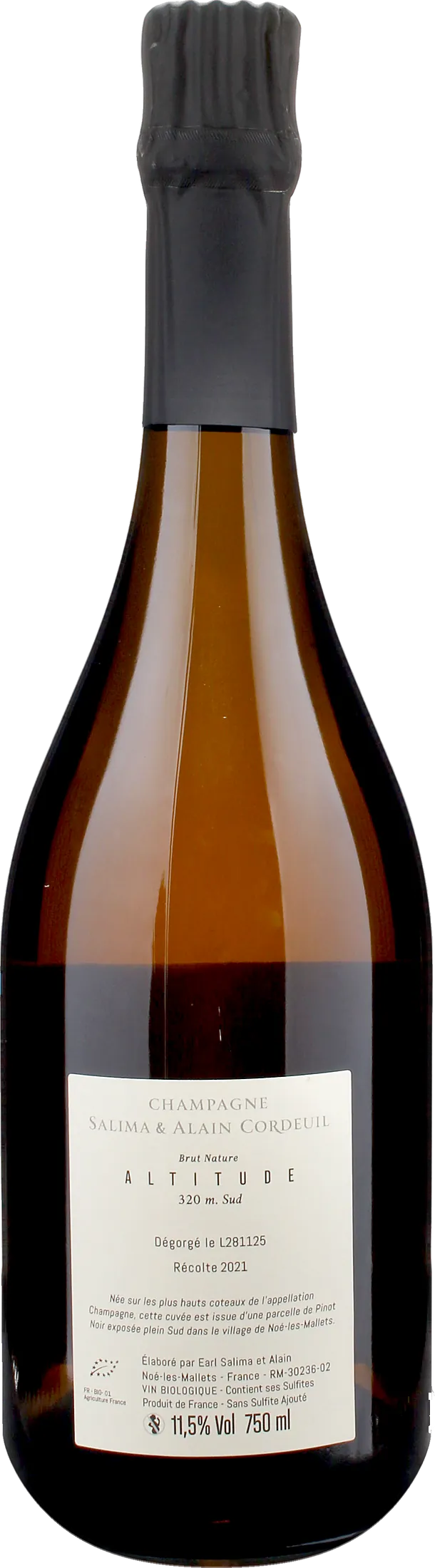 Salima & Alain Cordeuil Champagne Altitude 320m