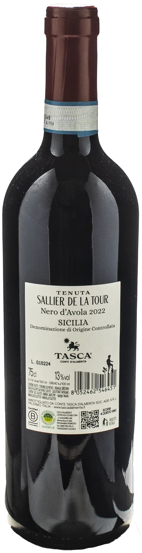 Sallier de la Tour Nero d'Avola 2022