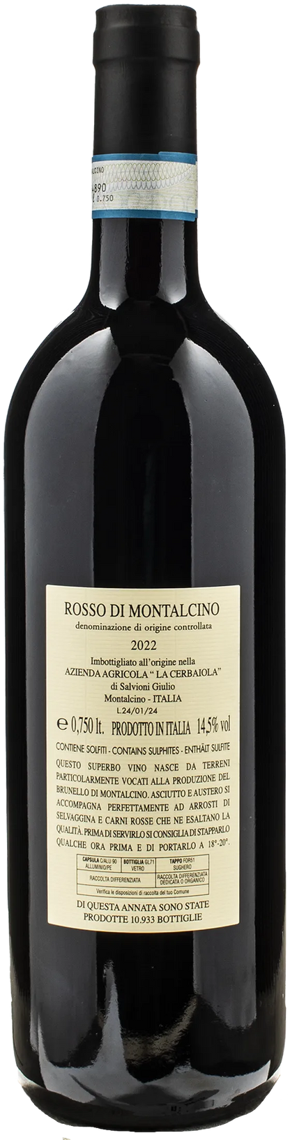 Salvioni La Cerbaiola Rosso di Montalcino 2022