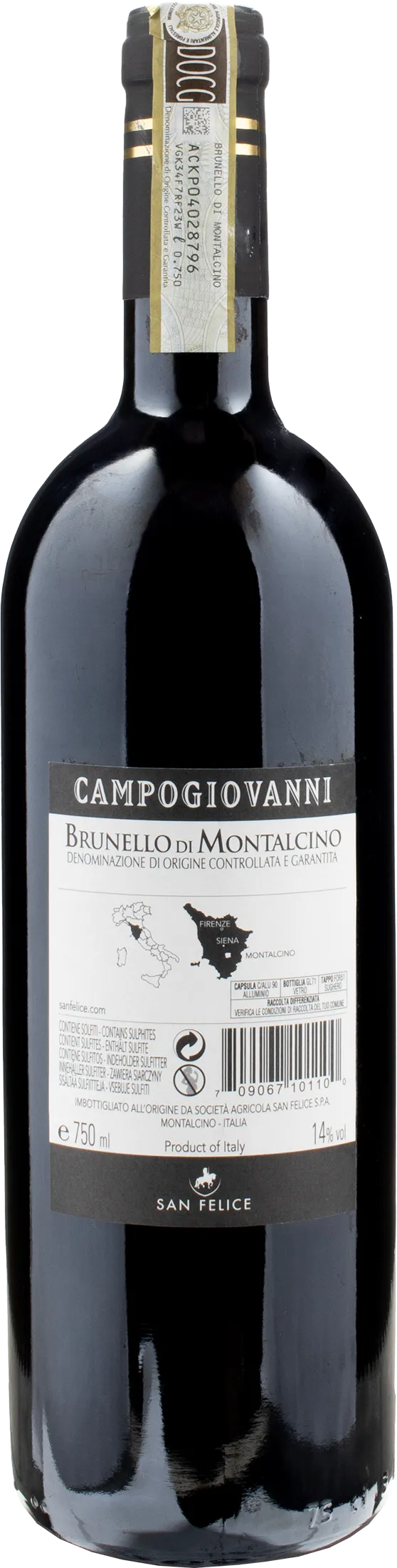 San Felice Brunello di Montalcino Campogiovanni 2019