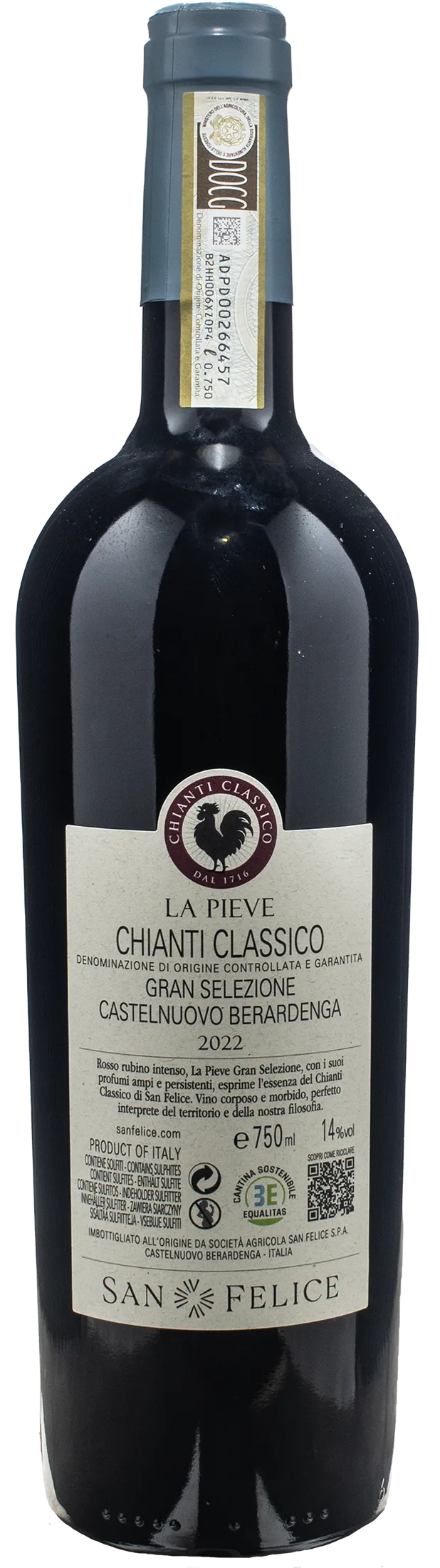 San Felice Chianti Classico Gran Selezione La Pieve 2022