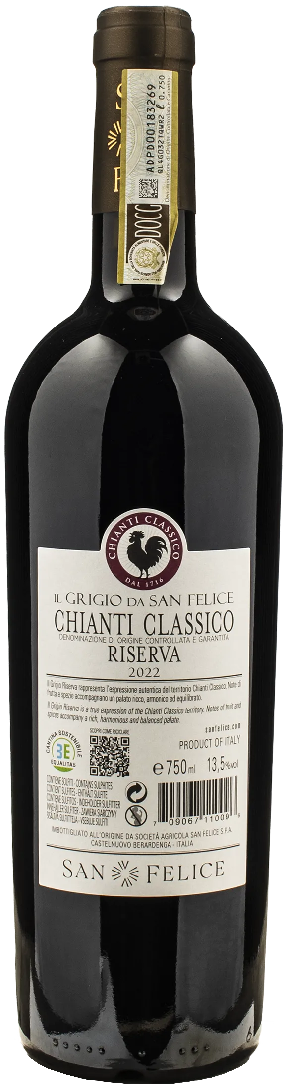 San Felice Chianti Classico Riserva Il Grigio 2022