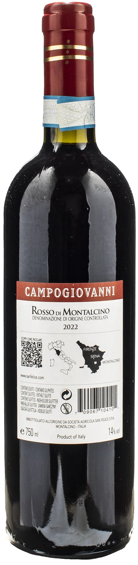 San Felice Rosso di Montalcino Campogiovanni 2022