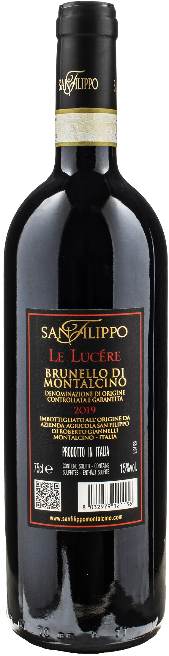 San Filippo Brunello di Montalcino Le Lucere 2019