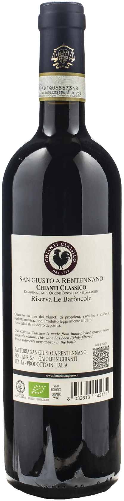 San Giusto a Rentennano Chianti Classico Le Baroncole Bio Riserva 2021