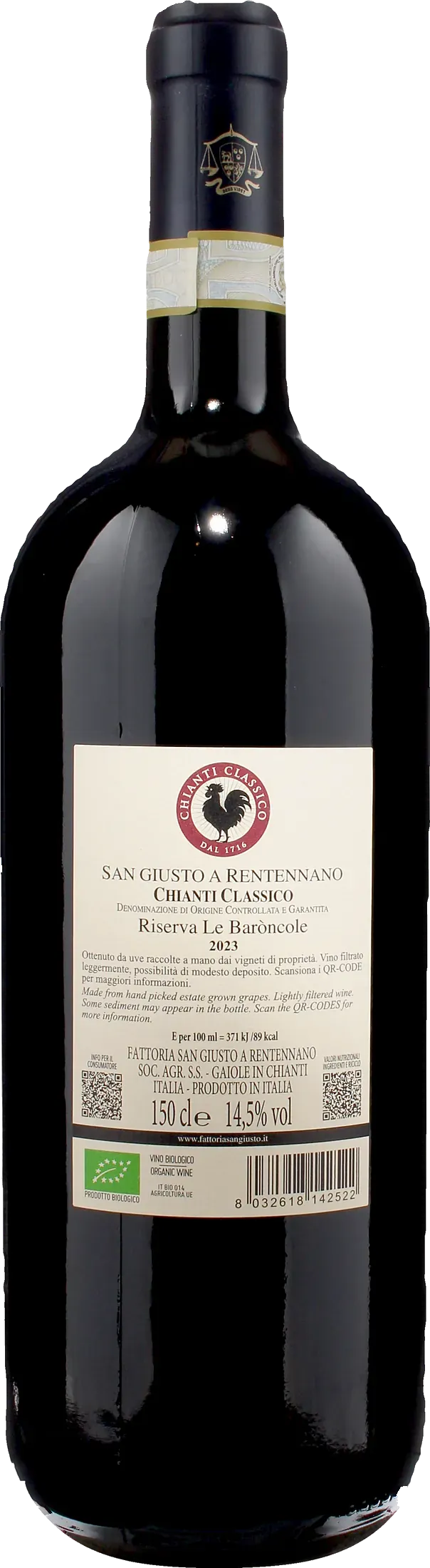 San Giusto a Rentennano Chianti Classico Le Baroncole Riserva Magnum 2023