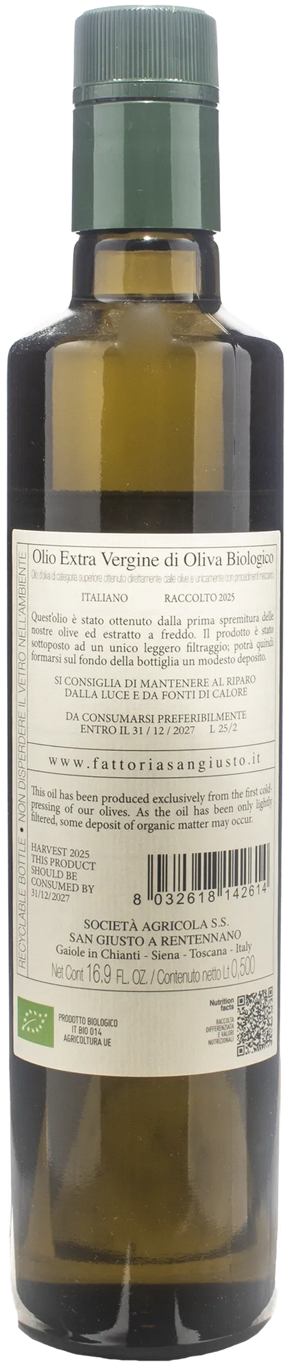 San Giusto a Rentennano Natives Olivenöl extra 0.5L 2025
