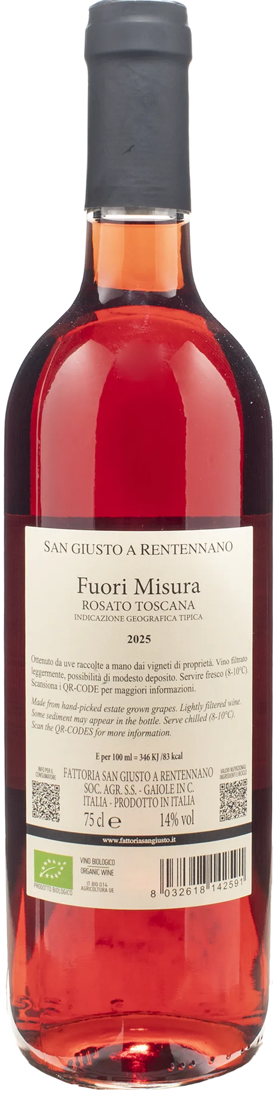 San Giusto a Rentennano Fuori Misura Rosato 2025
