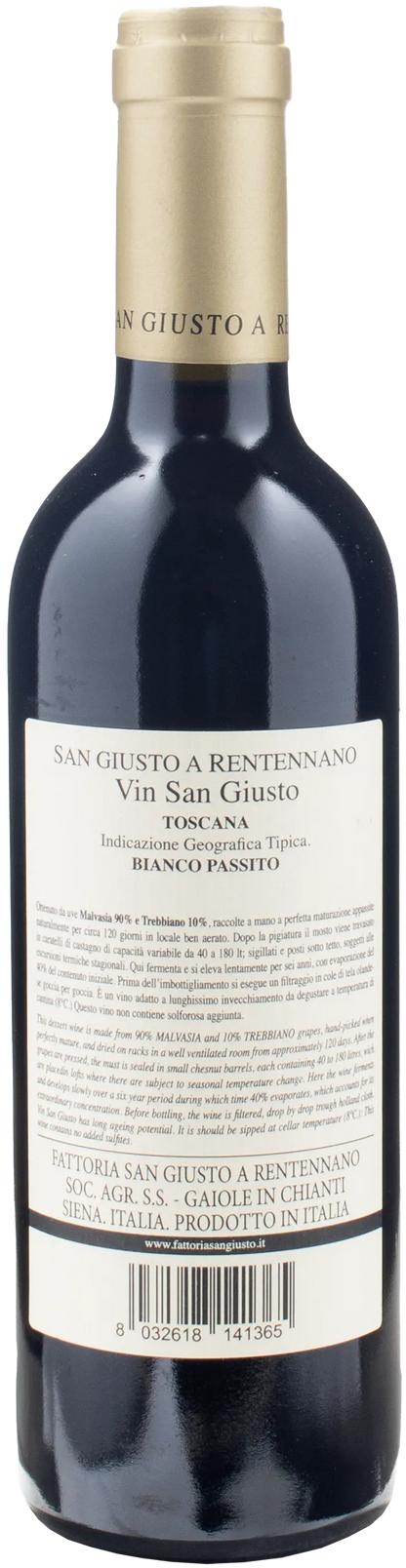 San Giusto a Rentennano Passito Toscana Vinsangiusto 0.375L 2016
