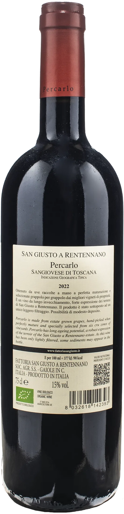 San Giusto a Rentennano Percarlo Sangiovese 2022